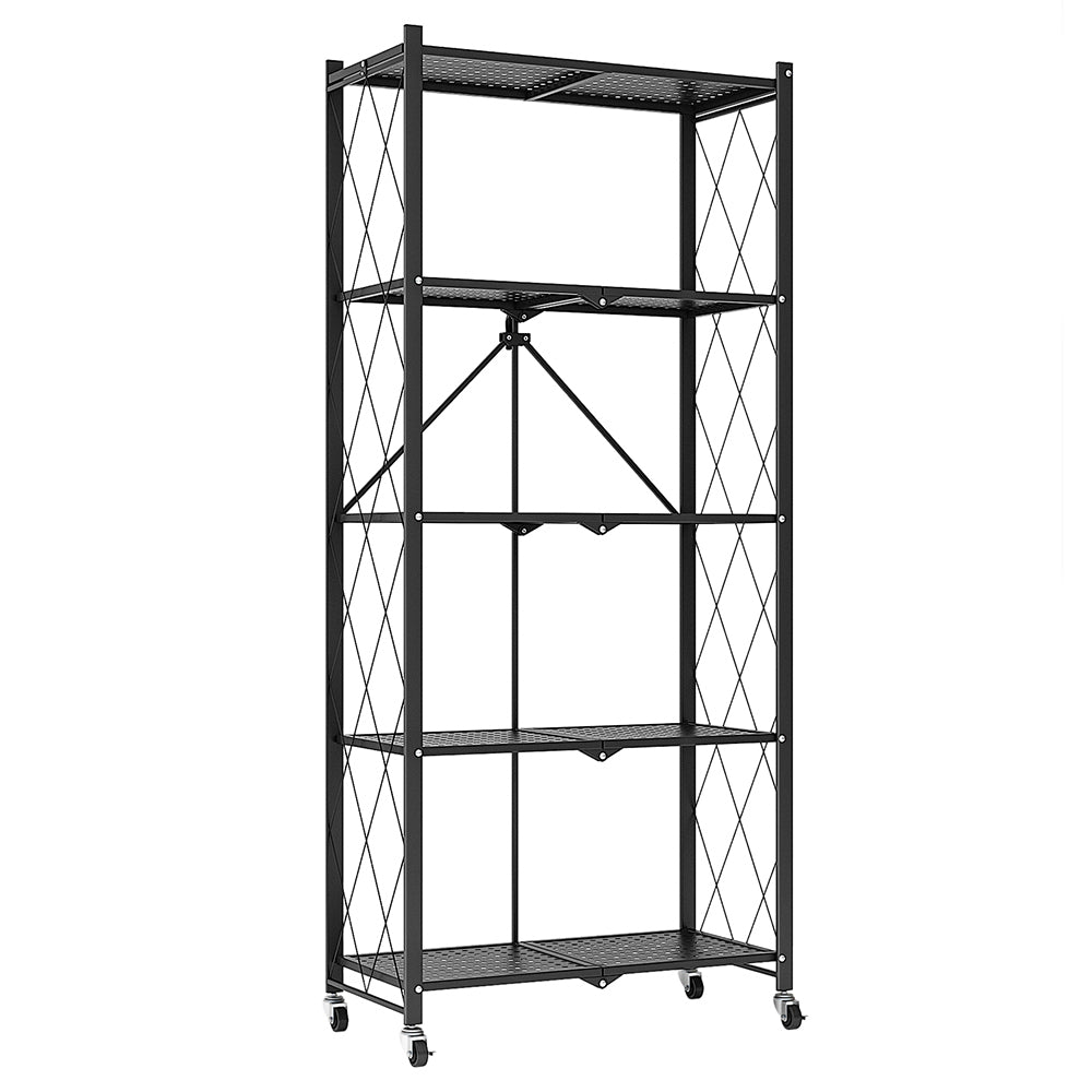 5-Shelf Foldable Storage Shelves for home