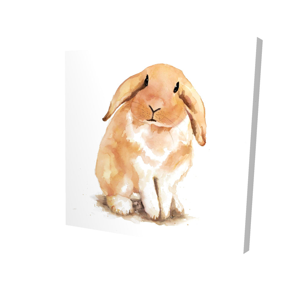 Lop-rabbit - 32x32 Print on canvas