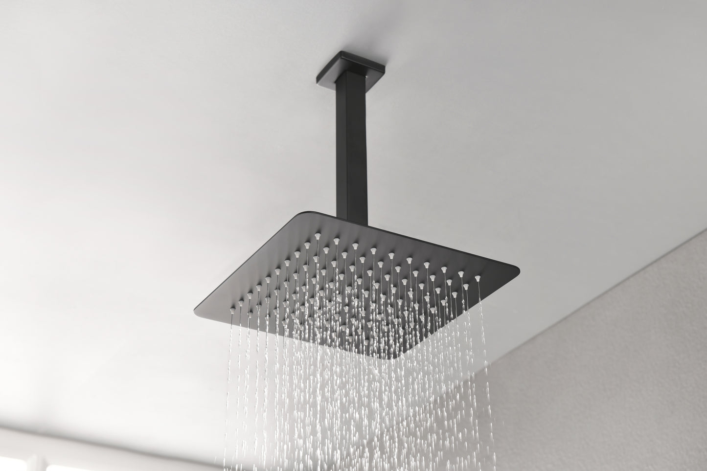 Rain Shower Head  High Pressure Rainfall Showerhead Water Saving