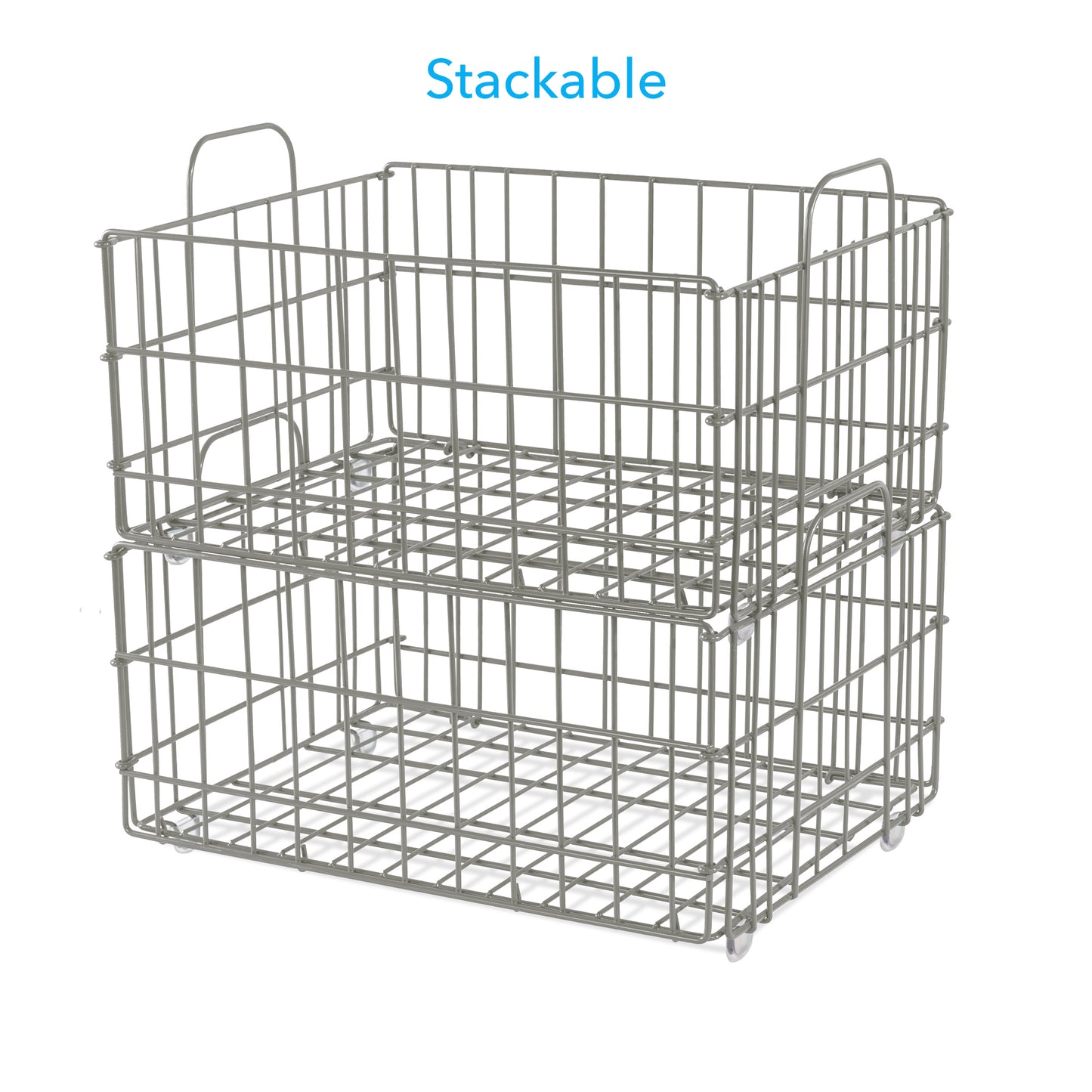 Basket - Wire / Light gray