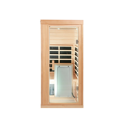 One person far infrared sauna room