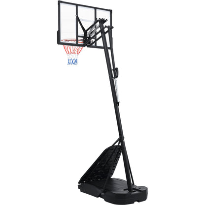 Portable Basketball Hoop Basketball System 8-10ft Height Adjustment for Youth Adults LED Basketball Hoop Lights, Colorful lights, Waterproof，Super Bright to Play at Night Outdoors,Good Gift for Kids