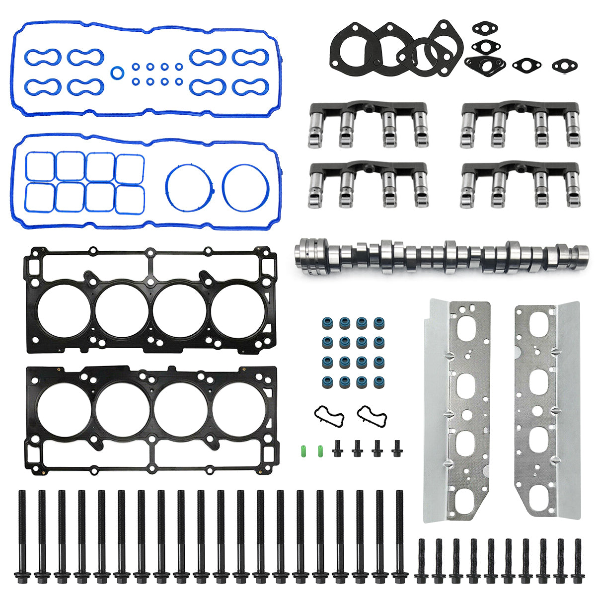 Camshaft & MDS Hemi lifters & Head Gaskets Kit For 09-15 Dodge Ram 1500 5.7L