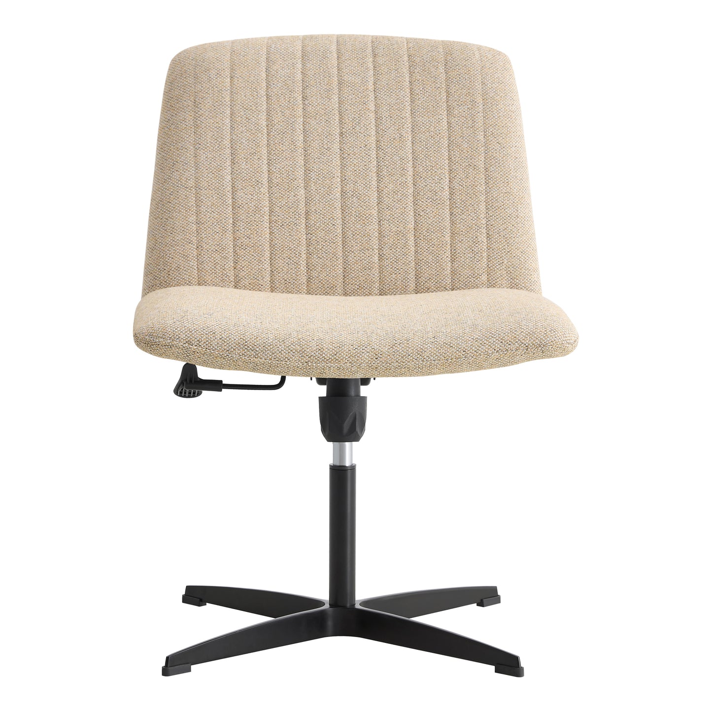 Fabric Material. Home Computer Chair Office Chair Adjustable 360 ° Swivel Cushion Chair With Black Foot Swivel Chair Makeup Chair Study Desk Chair. No Wheels