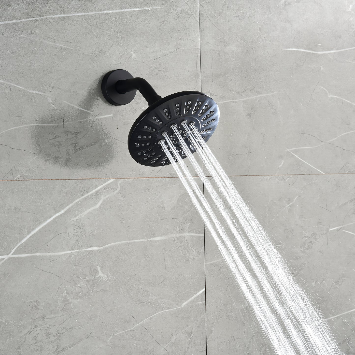 Pressure-Balanced Complete Shower System with Rough-in Valve