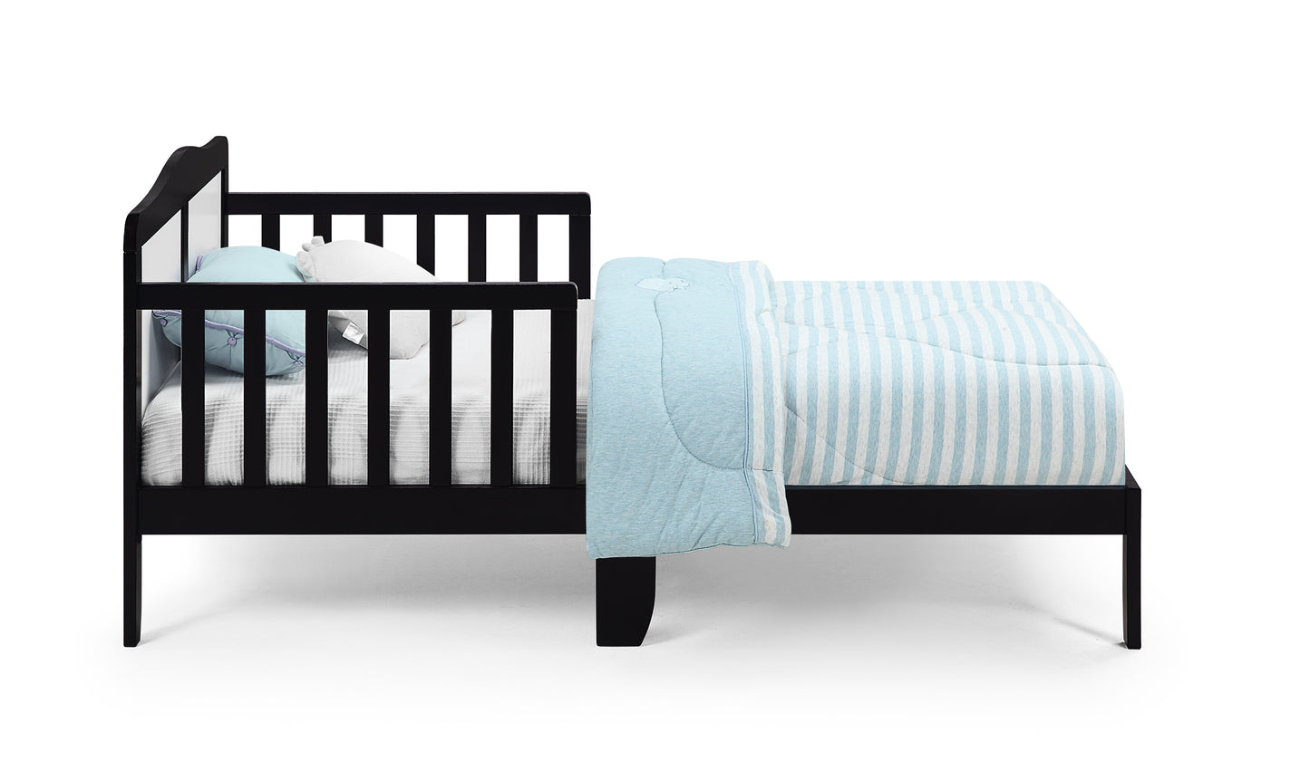 Birdie Toddler Bed Black/White