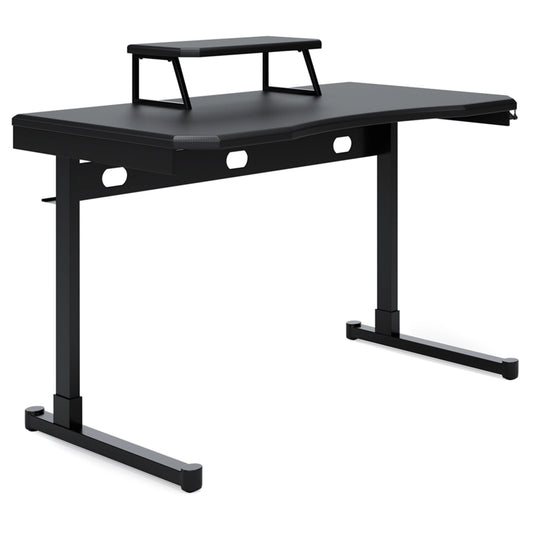 Ashley Lynxtyn 48" Black Contemporary Home Office Desk H400-111