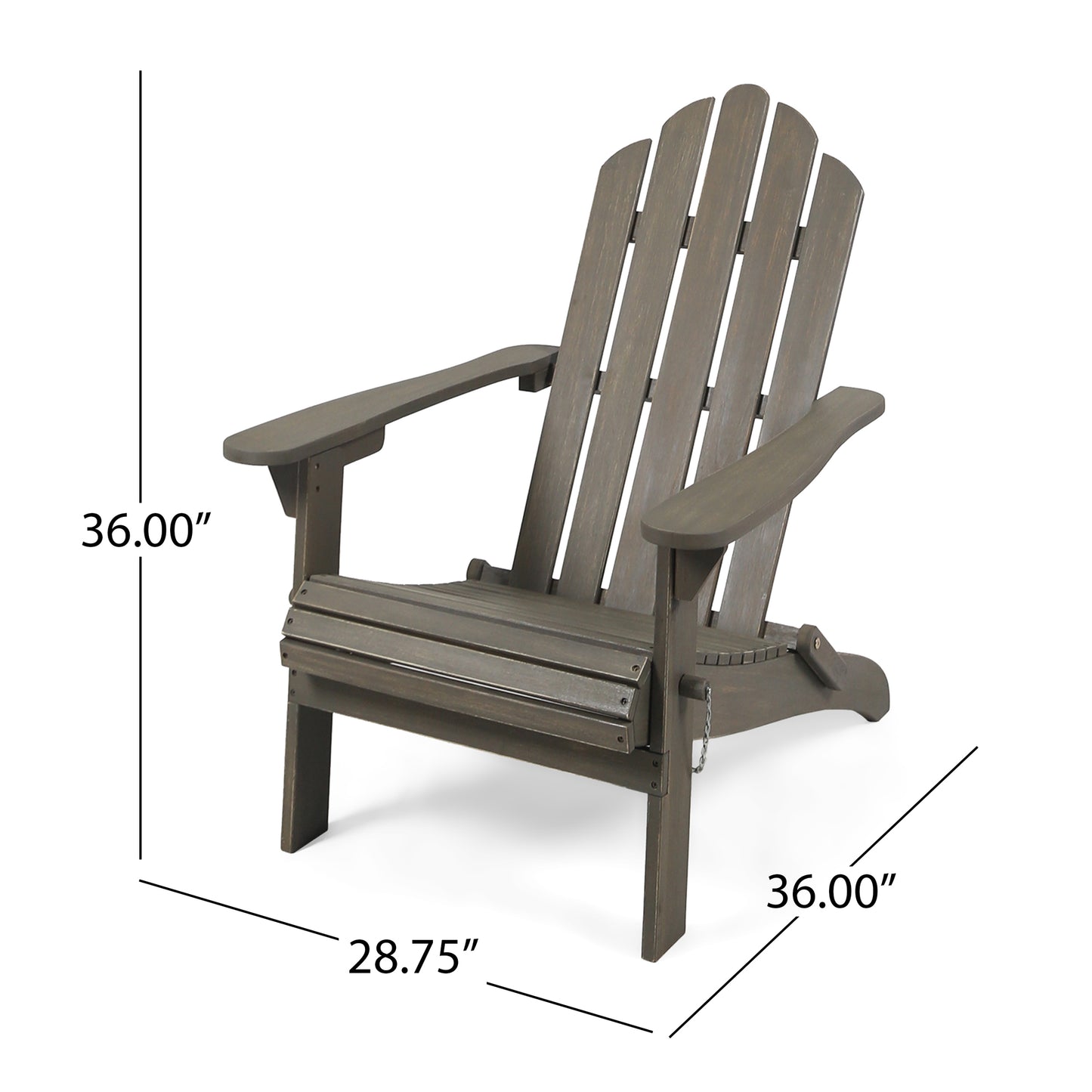 Outdoor Wooden Leisure Yard Chairs For Garden Household Acacia Wood Leisure Yard Chairs For Garden, Lawn, Backyard