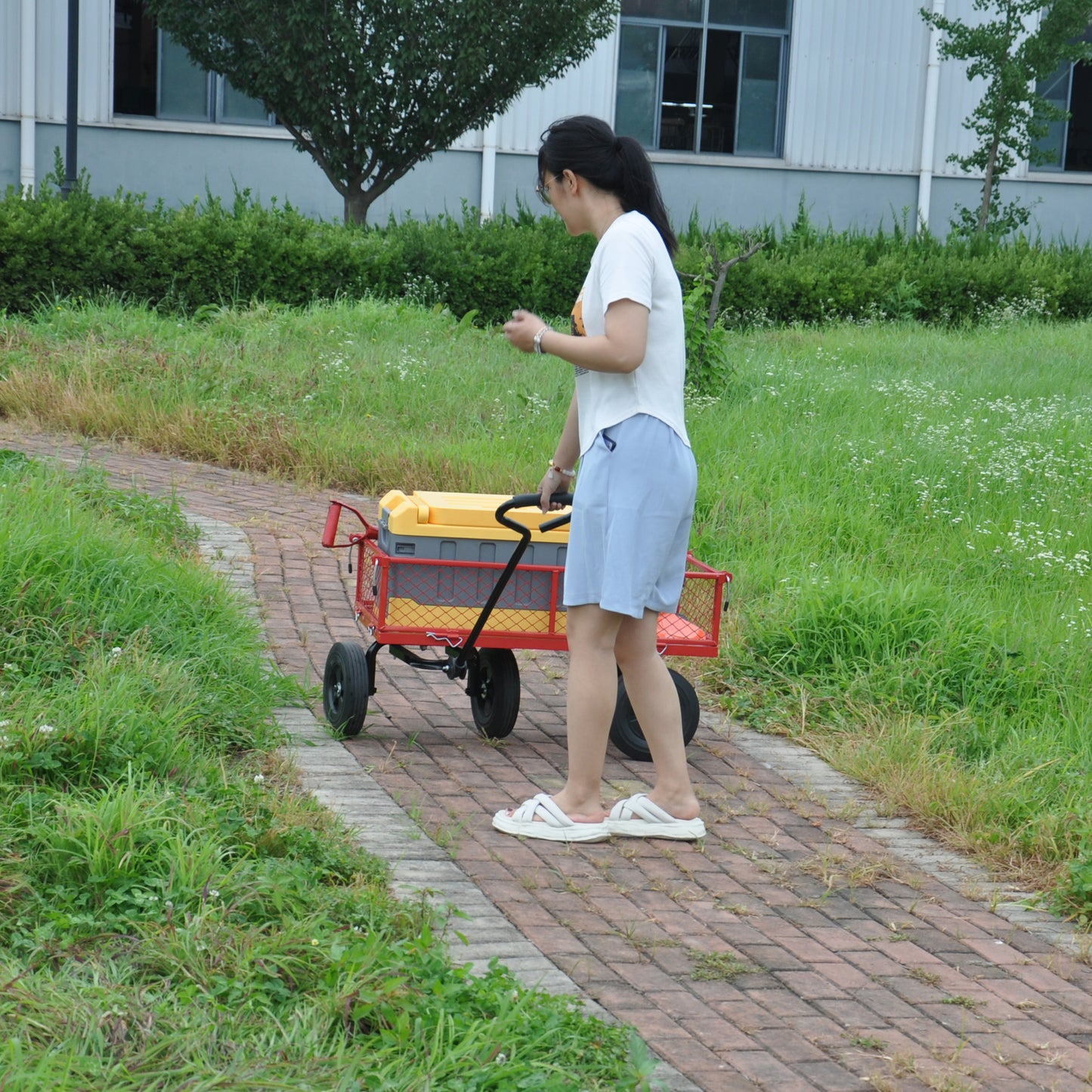 Tools cart Wagon Cart Garden cart trucks make it easier to transport firewood