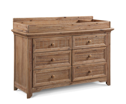 Winchester 6 Drawer Double Dresser Biscotti