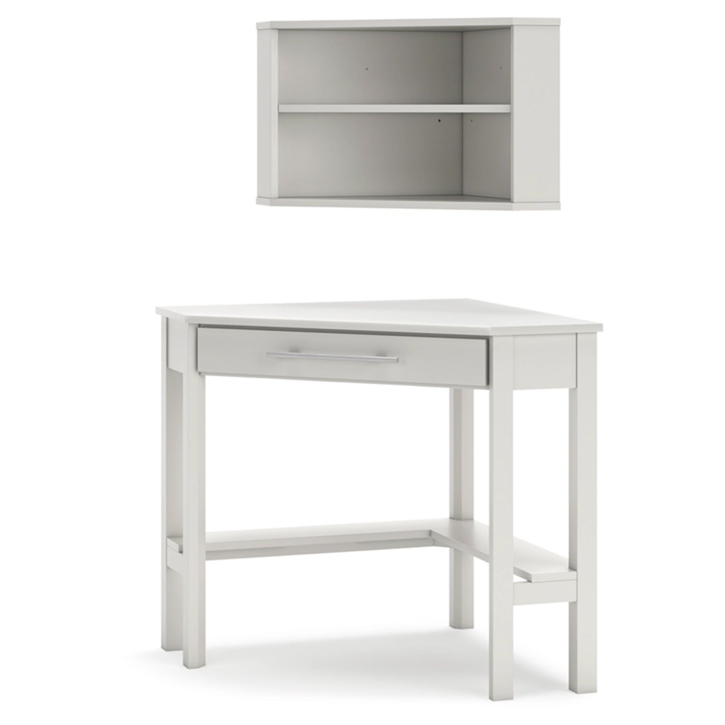 Ashley Grannen Contemporary Home Office Corner Desk with Bookcase H207H1