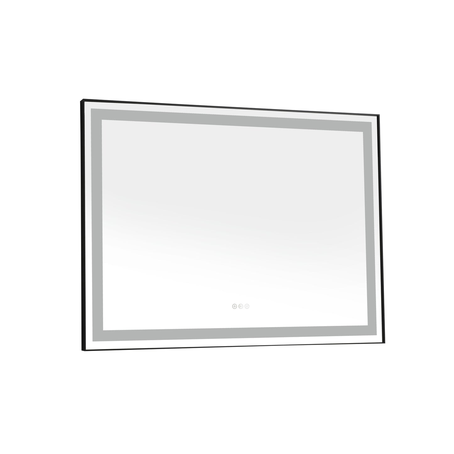 LED Lighted Bathroom Wall Mounted Mirror with High Lumen+Anti-Fog Separately Control