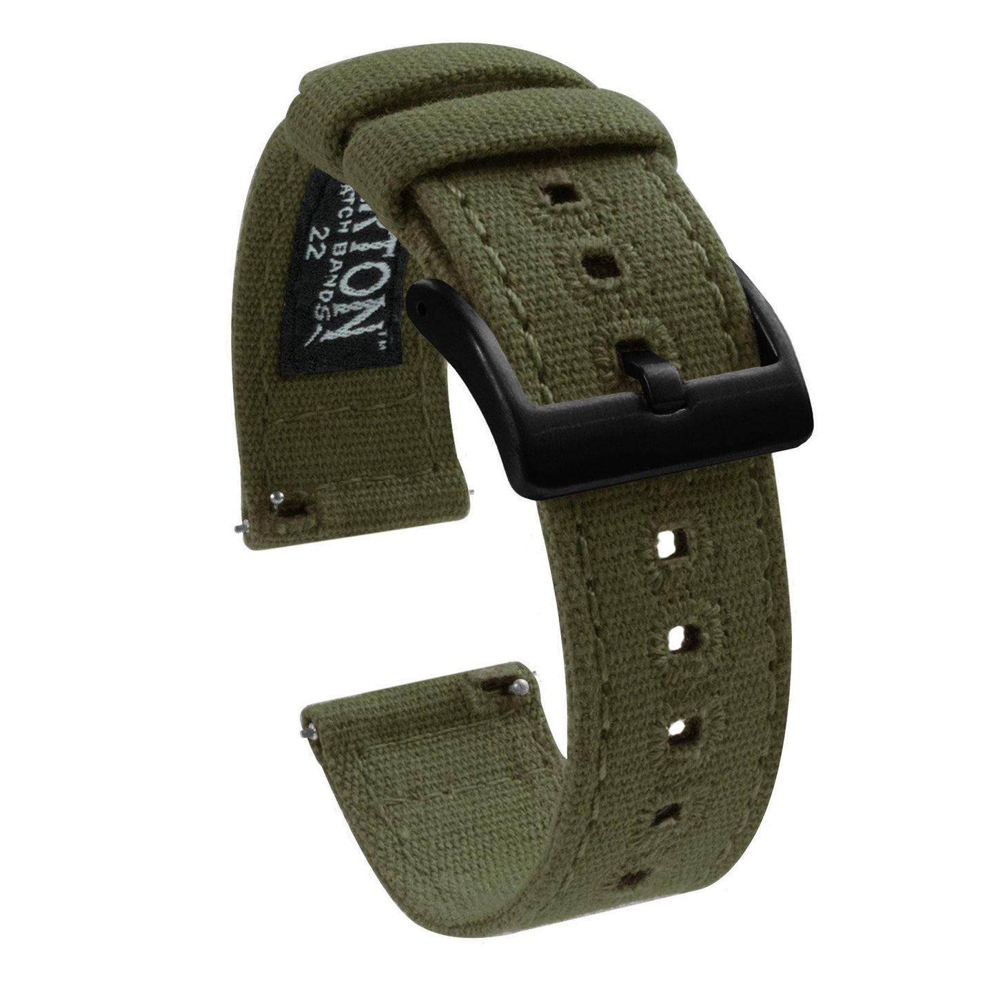 Fossil Gen 5 | Army Green Canvas by Barton Watch Bands