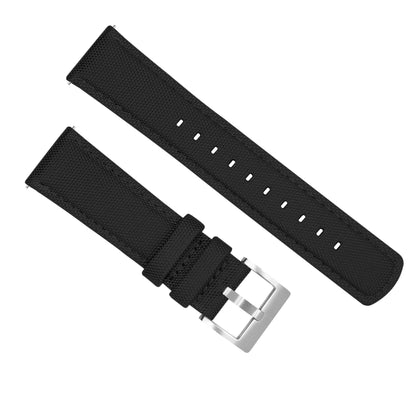 Fossil Gen 5 | Sailcloth Quick Release | Black by Barton Watch Bands