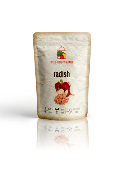 Freeze Dried Radish by The Rotten Fruit Box