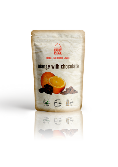 Organic Chocolate covered Orange - Pack of 2 by The Rotten Fruit Box