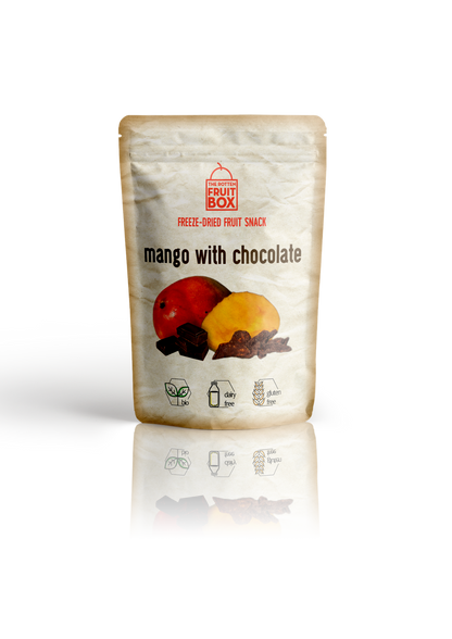 Organic Chocolate covered Mango - Pack of 2 by The Rotten Fruit Box