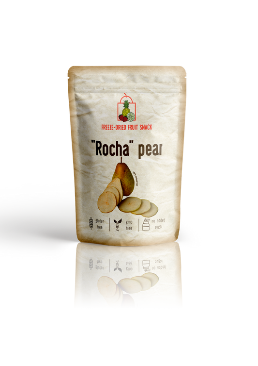 Freeze Dried Pear Snack Pouch by The Rotten Fruit Box