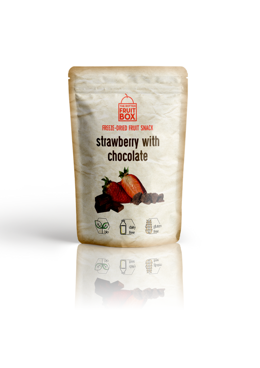 Organic Chocolate covered Strawberry - Pack of 2 by The Rotten Fruit Box