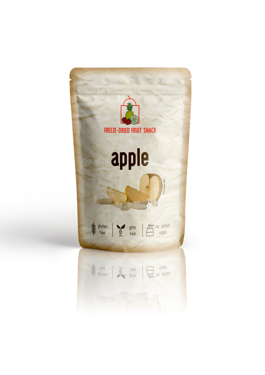 Freeze Dried Apple Snack Pouch by The Rotten Fruit Box