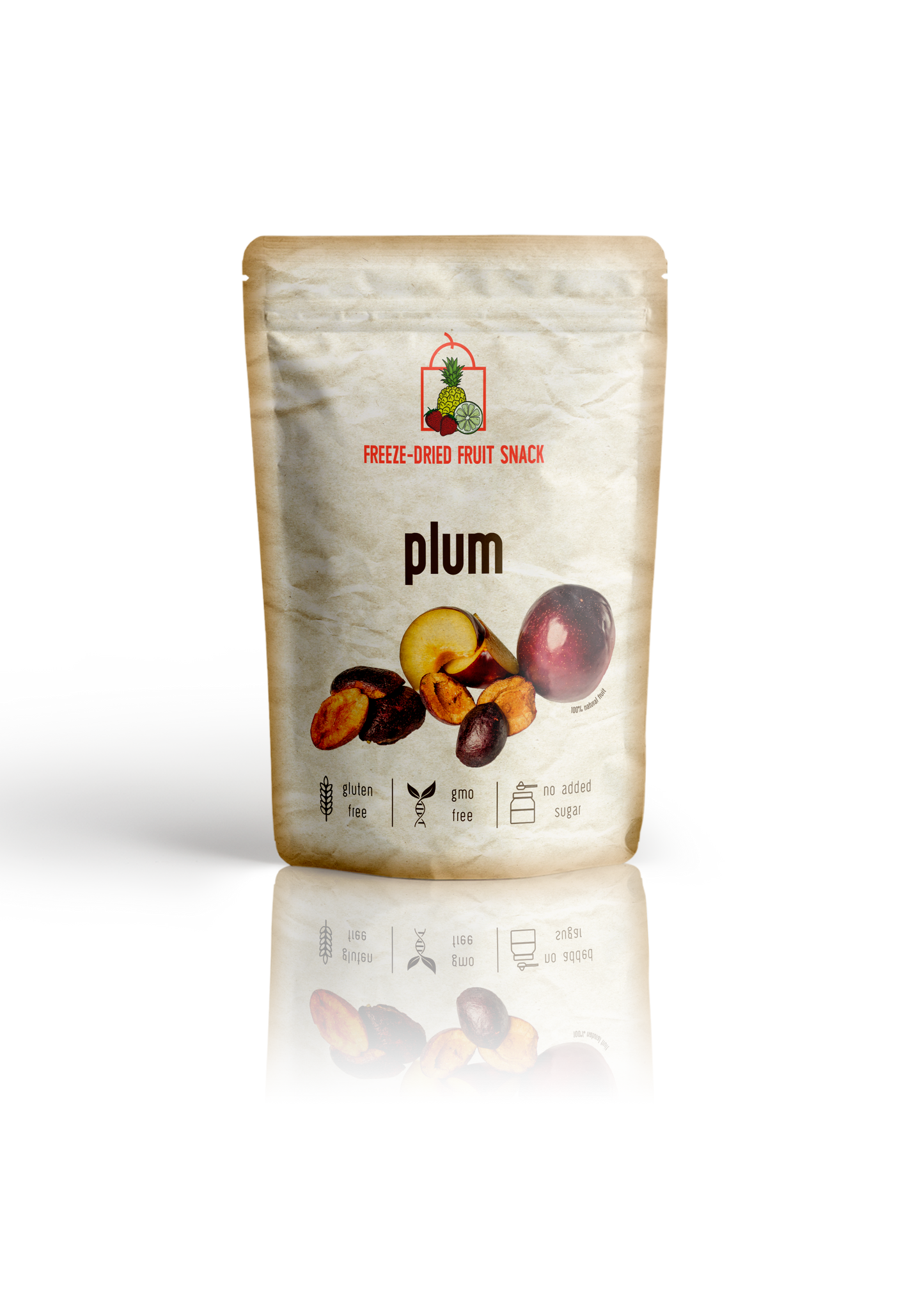 Freeze Dried Plums Snack by The Rotten Fruit Box