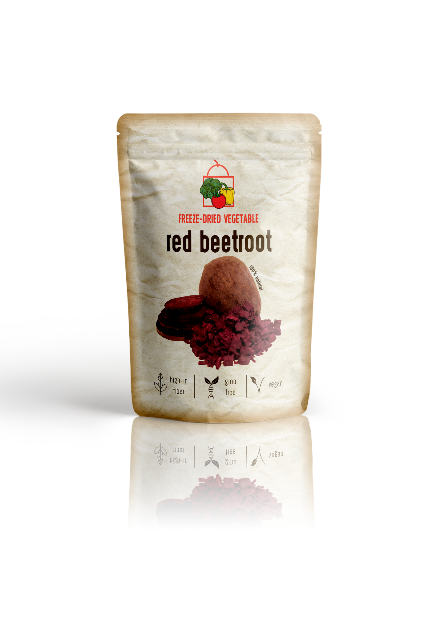 Freeze Dried Beetroot (Cooked) by The Rotten Fruit Box