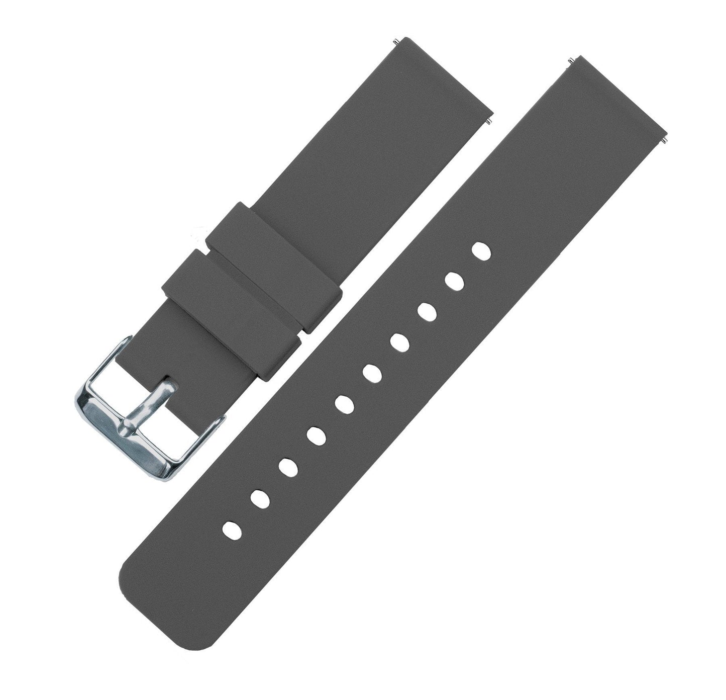 Gear S3 Classic & Frontier  | Silicone | Smokey Grey by Barton Watch Bands