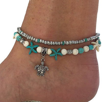 Sea Turtle Anklet by VistaShops