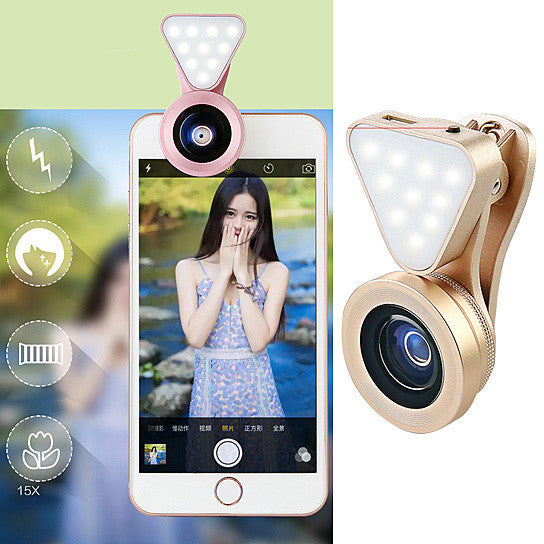 Glow Face 3 In 1 Photo Lens And Fill Lighting Clip by VistaShops