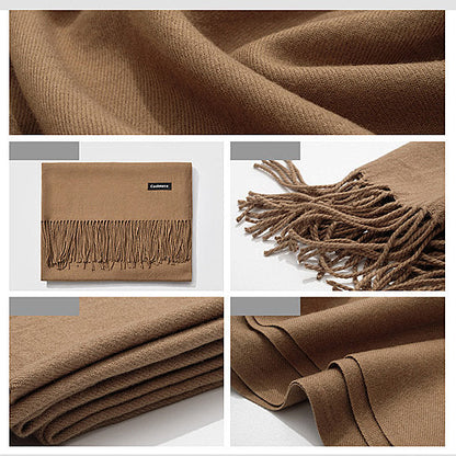 Lavisha Cashmere Blend Wool Scarf For Warmth And Elegance by VistaShops