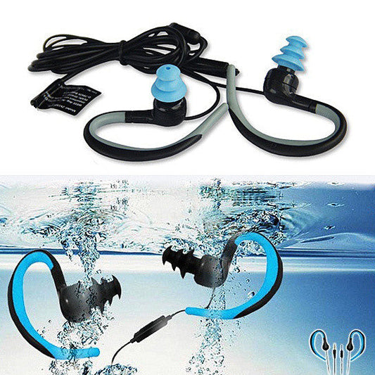 Waterproof Bluetooth Headphones with Swimmers Earplugs by VistaShops