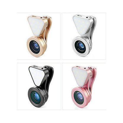 Glow Face 3 In 1 Photo Lens And Fill Lighting Clip by VistaShops