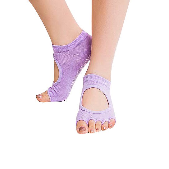 Peep Toe Yoga Socks 3 Pair Pack by VistaShops