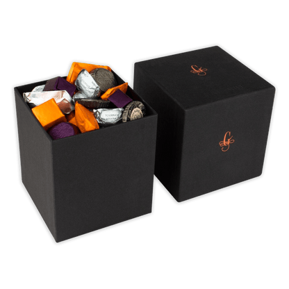 Guido Gobino Assorted Chocolate Cube Gift XL Box (140 pcs) by Bar & Cocoa