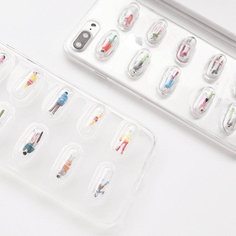 Human Pill Capsule iPhone Case by White Market