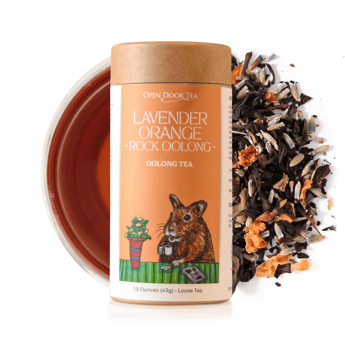 Lavender Orange Rock Oolong by Open Door Tea