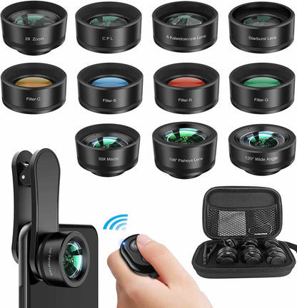 12 in 1 Upgraded Photography Set for iPhone And Any Smartphones by VistaShops