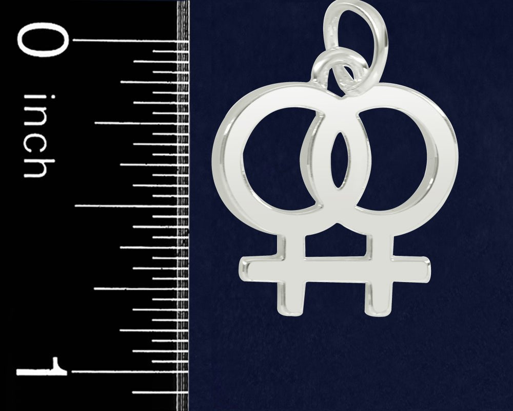 Lesbian Same Sex Female Symbol Charms by Fundraising For A Cause