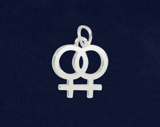 Lesbian Same Sex Female Symbol Charms by Fundraising For A Cause