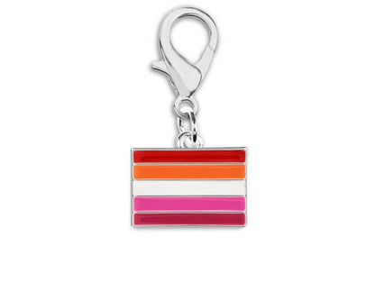 Lesbian Sunset Flag Hanging Charms by Fundraising For A Cause