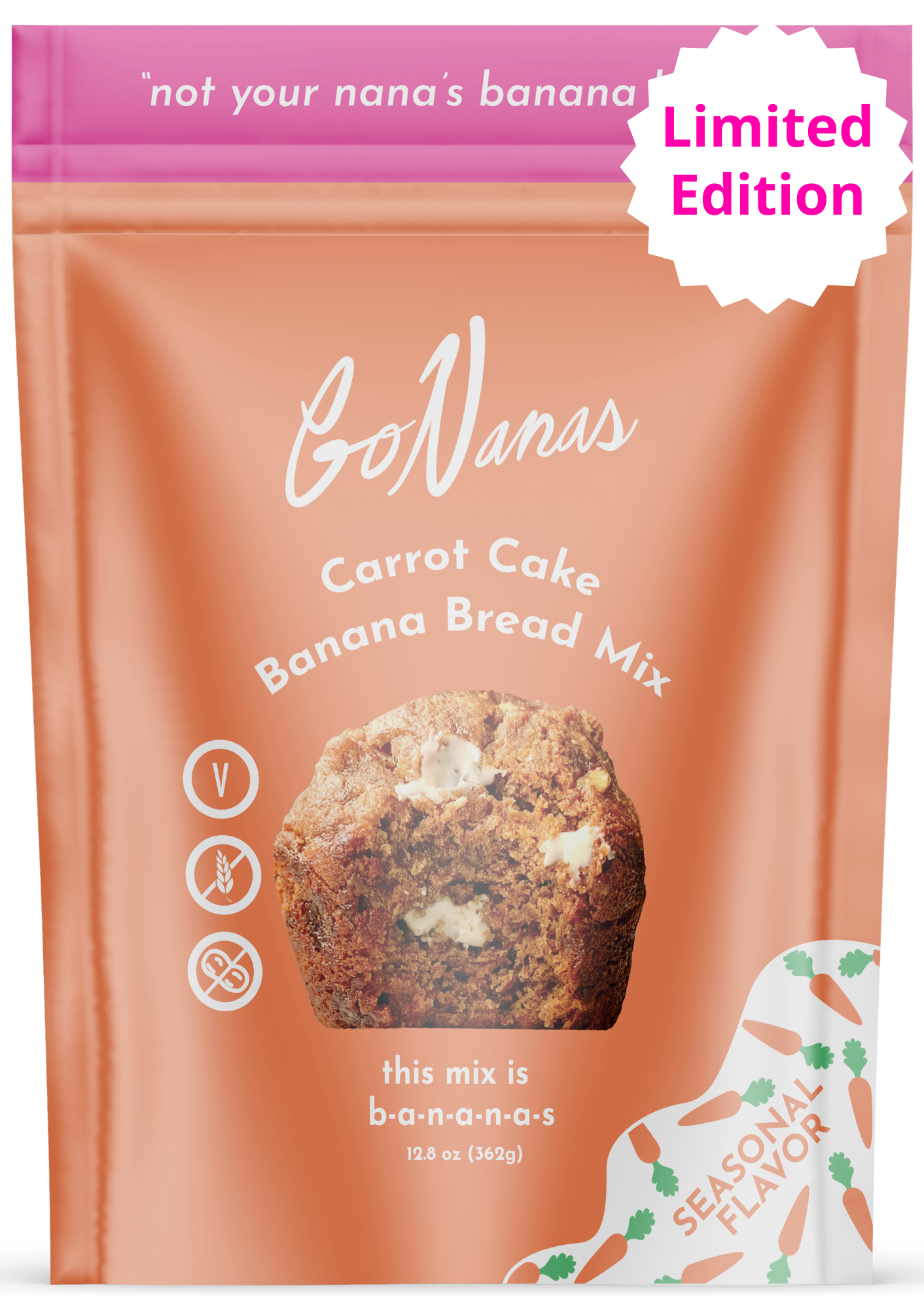 Carrot Cake Banana Bread Mix by Buy Go Bananas LLC