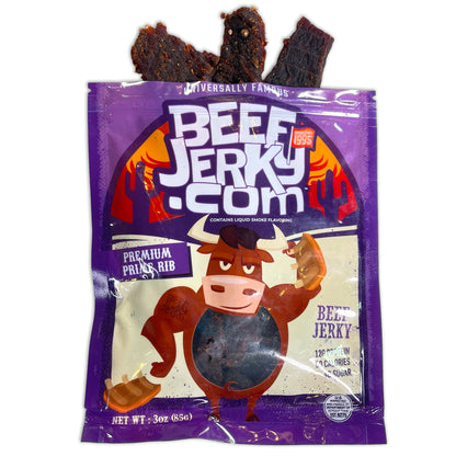 Premium Prime Rib Beef Jerky (3oz bag) by BeefJerky.com