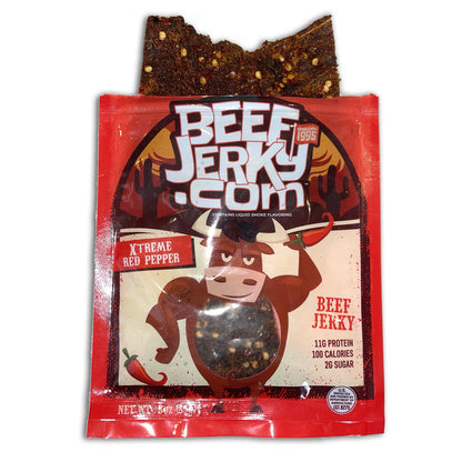 Xtreme Red Pepper Beef Jerky (3oz bag) by BeefJerky.com