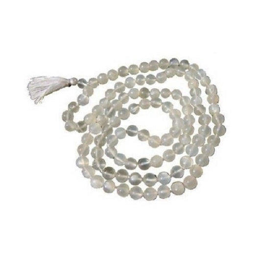 Moon Stone Mala - 108 beads by OMSutra