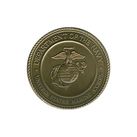 Marine Corps Brass service medallion by The Military Gift Store