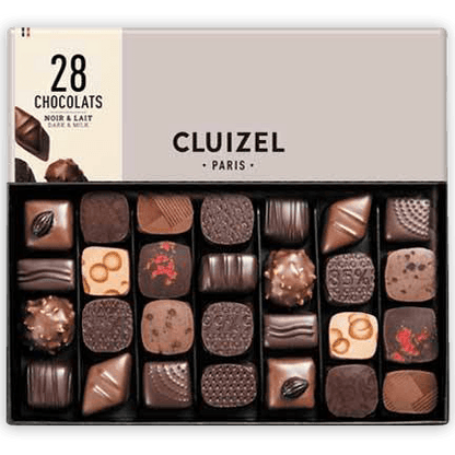 Michel Cluizel 28-Piece Chocolate Bon Bons Gift Box (Mixed) by Bar & Cocoa