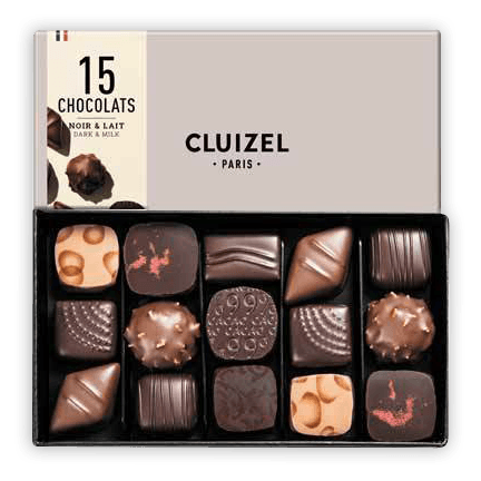 Michel Cluizel 15-Piece Chocolate Bon Bons Gift Box (Mixed) by Bar & Cocoa