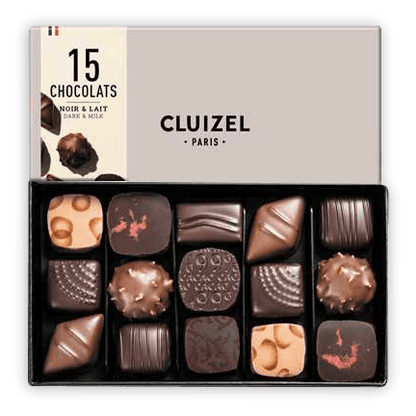 Michel Cluizel 15-Piece Chocolate Bon Bons Gift Box (Mixed) by Bar & Cocoa