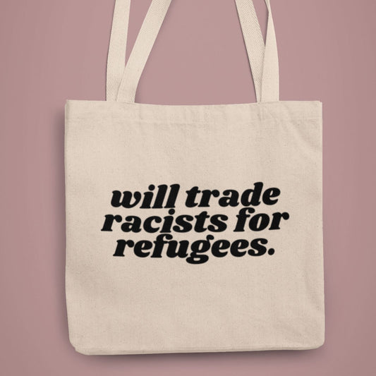 Will Trade | We Welcome Tote Bag by The Happy Givers