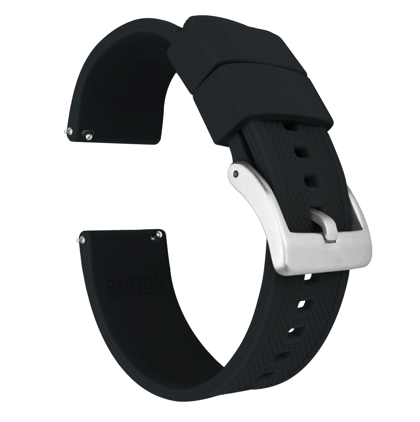 Mobvoi TicWatch | Elite Silicone | Black by Barton Watch Bands